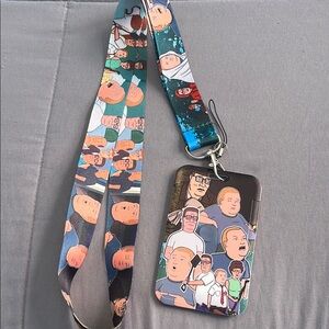 King of the Hill - Lanyard and ID card holder